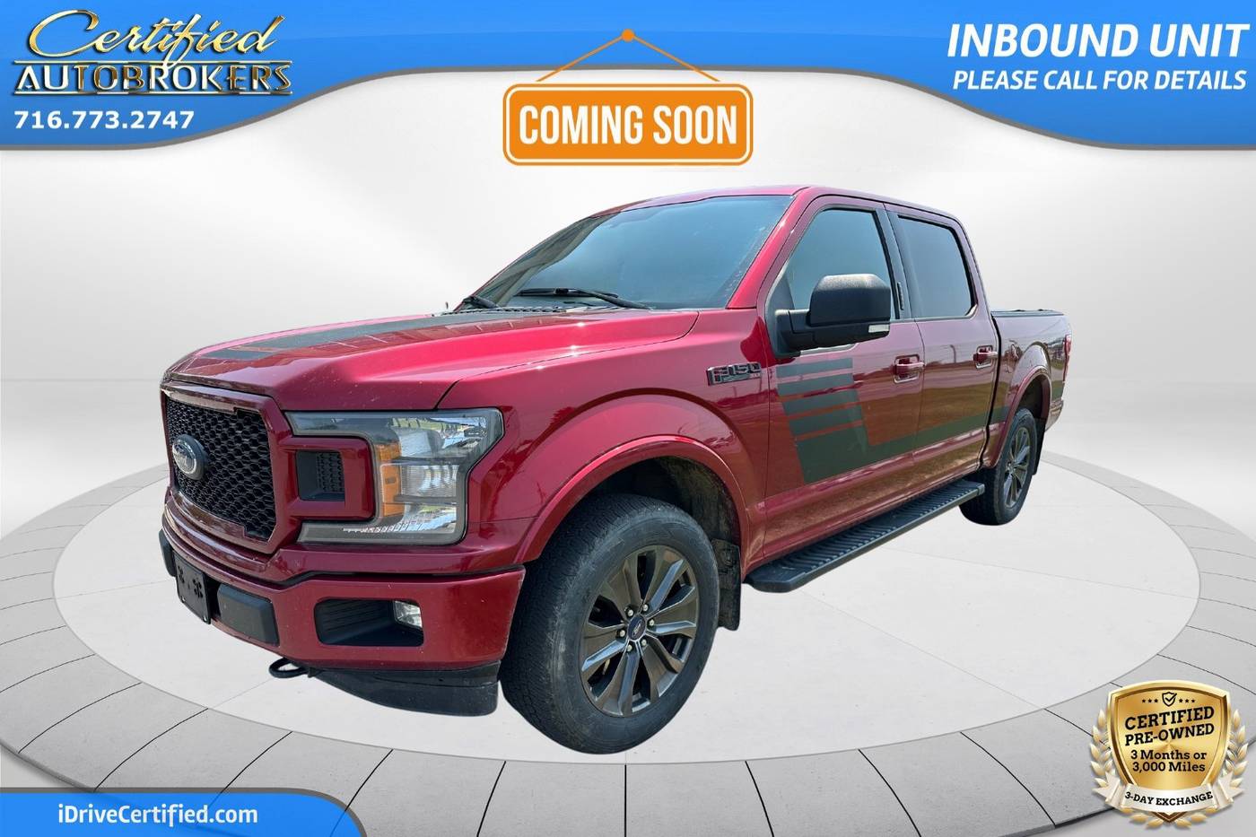 2018 Ford F-150 XLT — Pickup Truck — 101,869 mi — Grand Island, NY