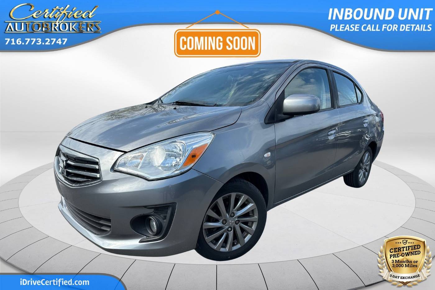 2018 Mitsubishi Mirage ES — Sedan — 42,776 mi — Grand Island, NY