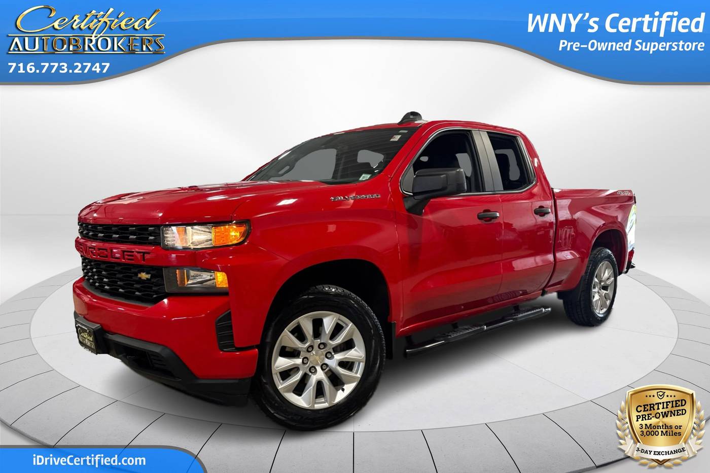 2019 Chevrolet Silverado 1500 Custom — Pickup Truck — 47,098 mi — Grand Island, NY