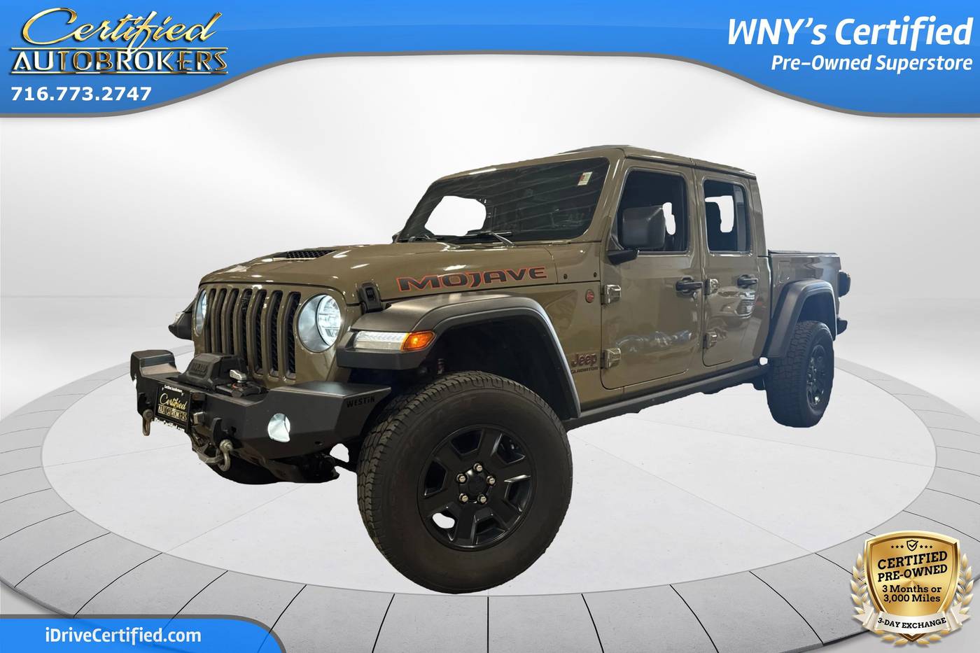 2020 Jeep Gladiator Mojave — Pickup Truck — 52,557 mi — Grand Island, NY
