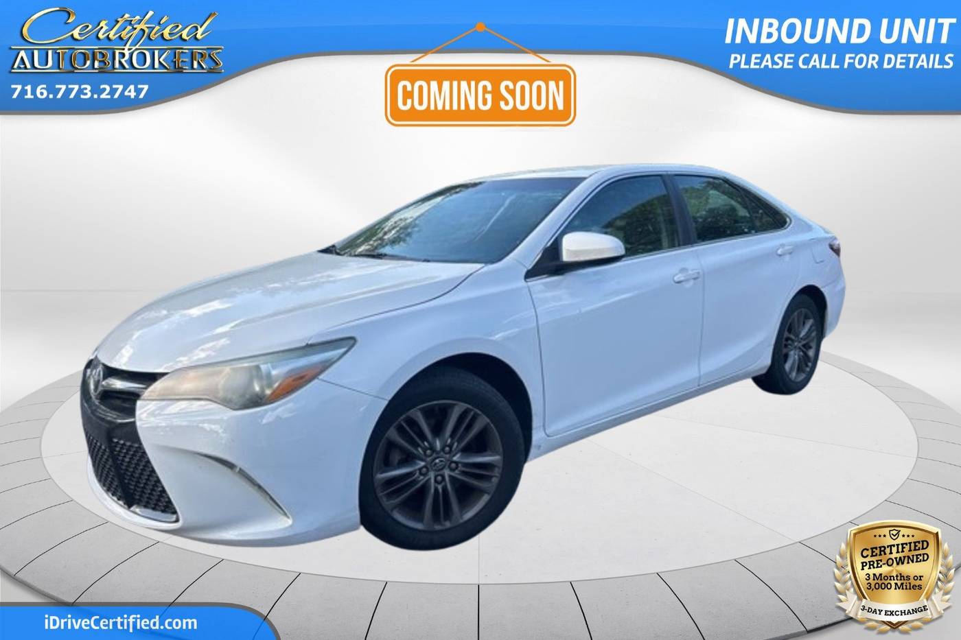 2016 Toyota Camry SE — Sedan — 99,406 mi — Grand Island, NY