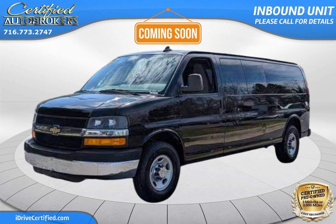 2015 Chevrolet Express Passenger LT — Passenger Van — 58,525 mi — Grand Island, NY