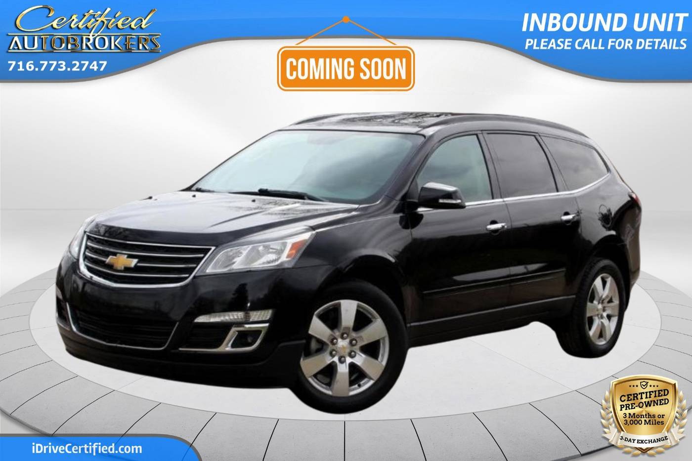2016 Chevrolet Traverse LT — SUV — 77,960 mi — Grand Island, NY
