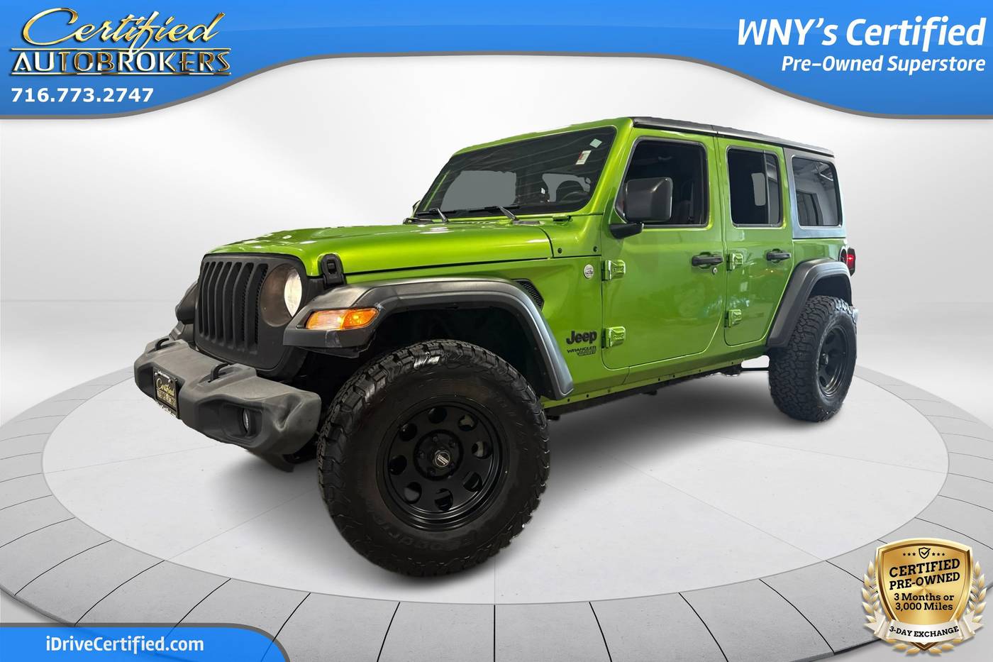 2019 Jeep Wrangler Sport S — SUV — 72,857 mi — Grand Island, NY