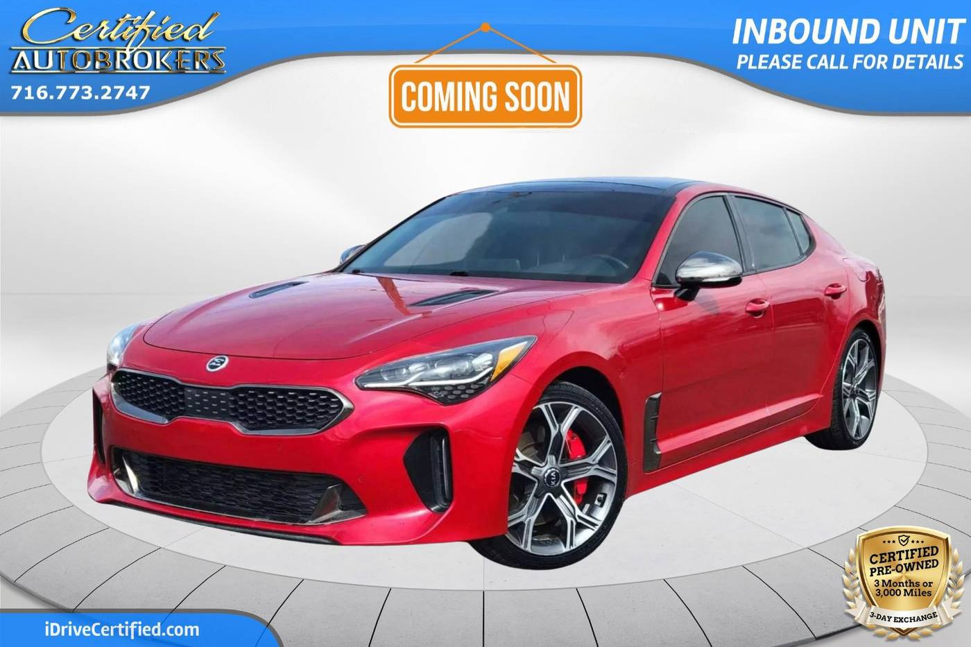 2018 Kia Stinger GT2 — Hatchback — 79,099 mi — Grand Island, NY
