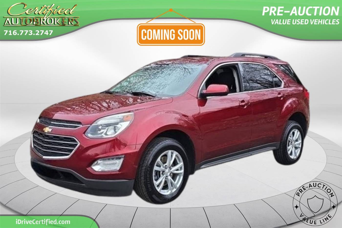 2016 Chevrolet Equinox LT — SUV — 118,568 mi — Grand Island, NY