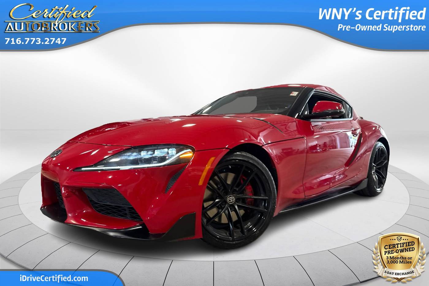 2020 Toyota GR Supra 3.0 Premium Launch Edition — Coupe — 14,193 mi — Grand Island, NY