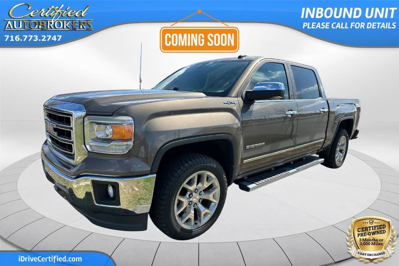 2015 GMC Sierra 1500 SLT — Pickup Truck — 80,799 mi — Grand Island, NY