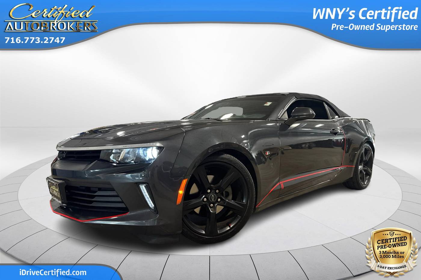 2016 Chevrolet Camaro 2LT — Convertible — 65,219 mi — Grand Island, NY