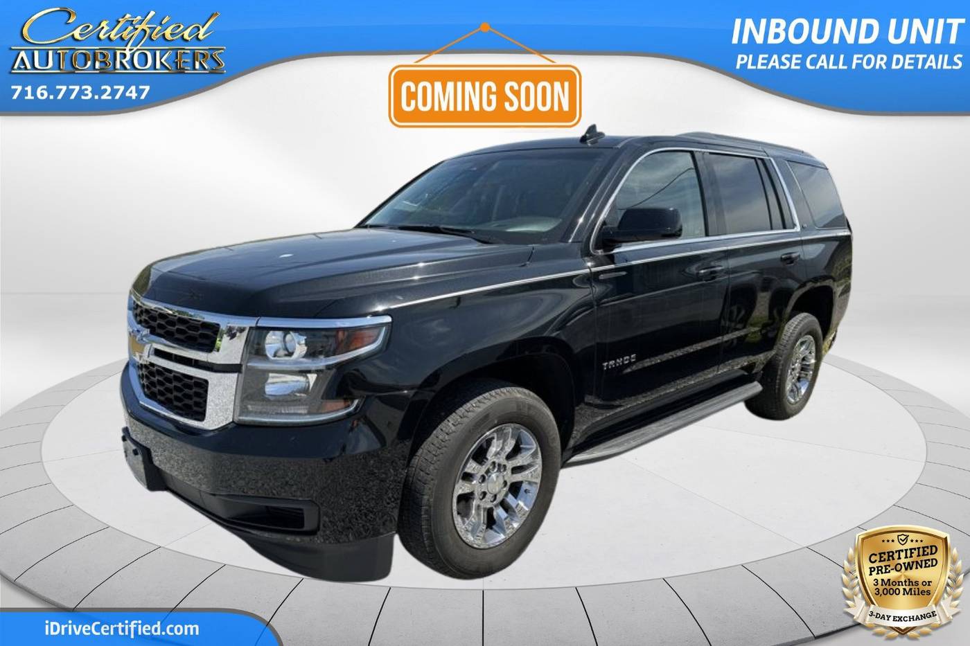 2017 Chevrolet Tahoe LT — SUV — 109,869 mi — Grand Island, NY