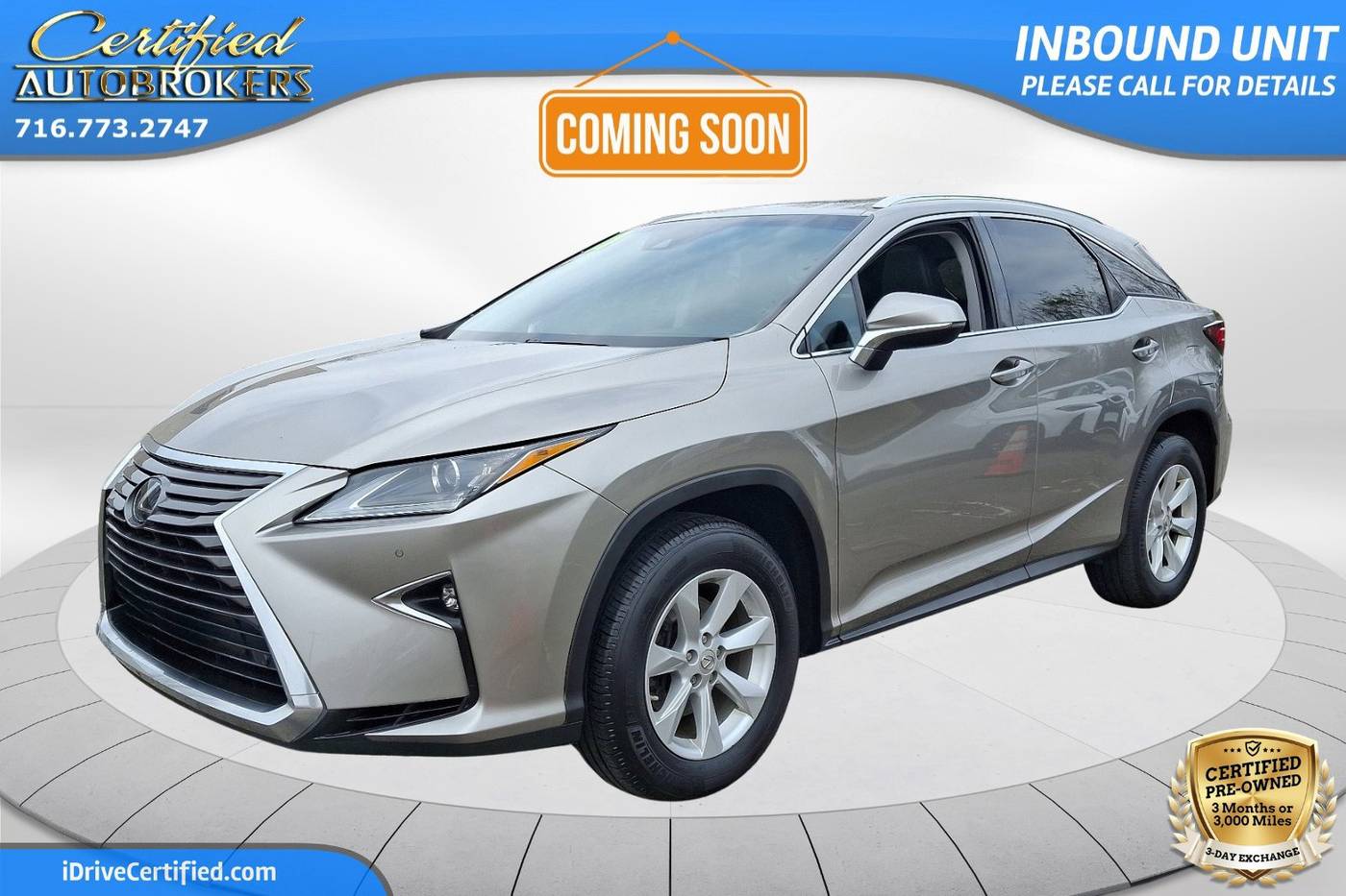 2017 Lexus RX RX 350 — SUV — 98,806 mi — Grand Island, NY