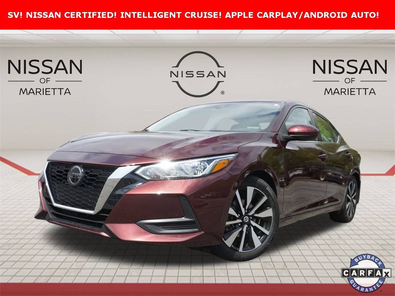 2021 Nissan Sentra SV — Sedan — 35,594 mi — Marietta, GA