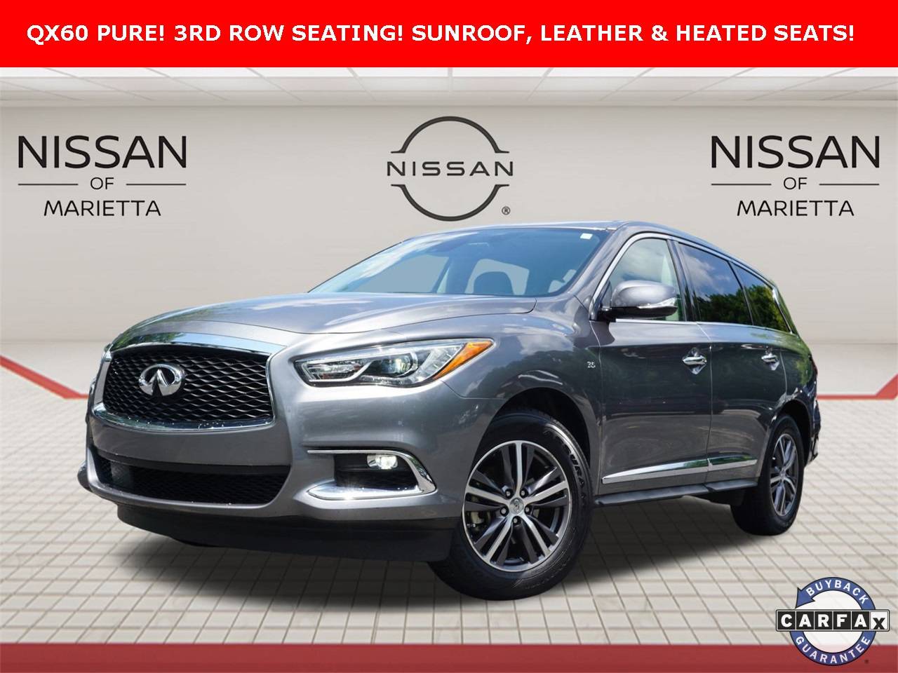 2019 INFINITI QX60 PURE — SUV — 79,869 mi — Marietta, GA