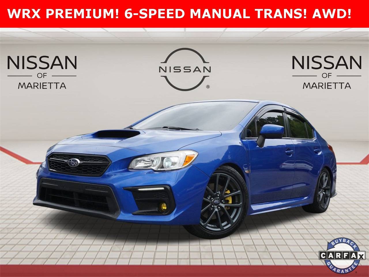 2018 Subaru WRX Premium — Sedan — 105,365 mi — Marietta, GA