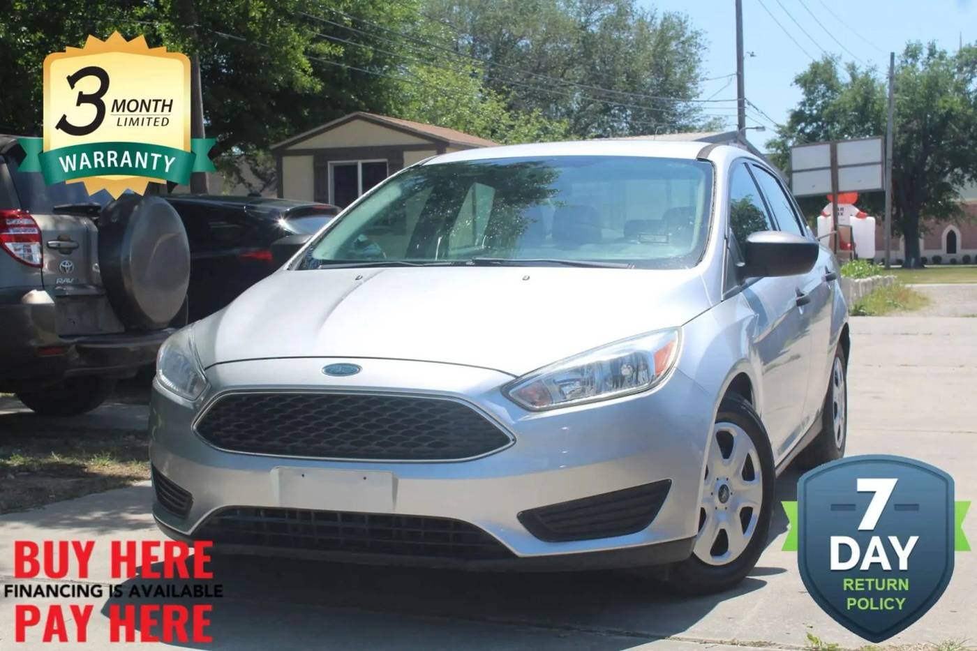 2018 Ford Focus S — Sedan — 105,500 mi — Houston, TX