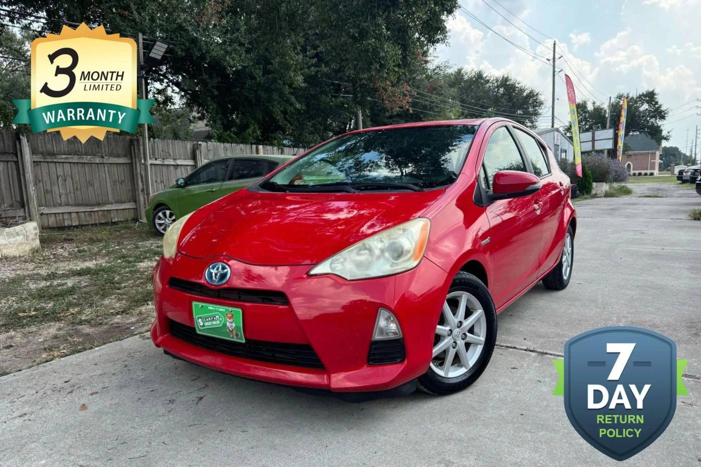 2013 Toyota Prius c Three — Hatchback — 100,381 mi — Houston, TX