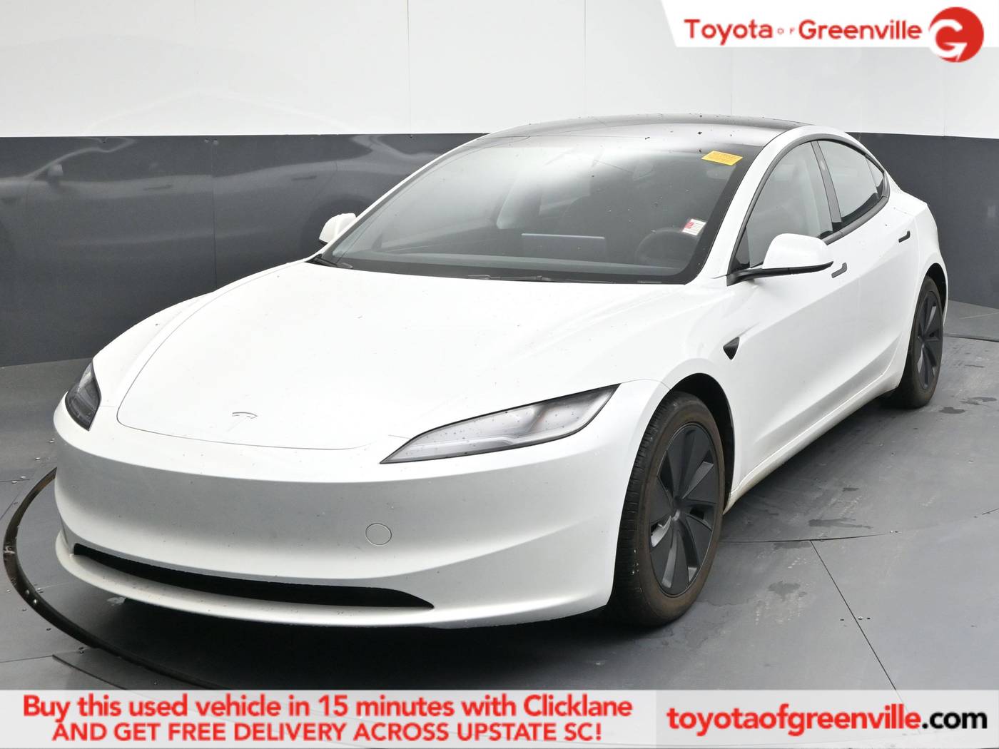 2024 Tesla Model 3 Long Range — Sedan — 6,632 mi — Greenville, SC