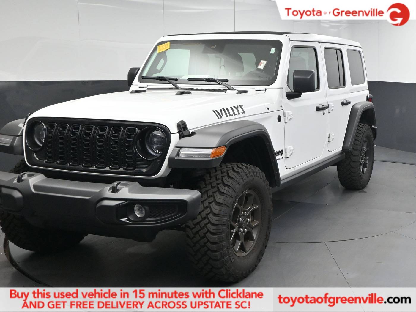 2025 Jeep Wrangler Willys — SUV — 2,834 mi — Greenville, SC