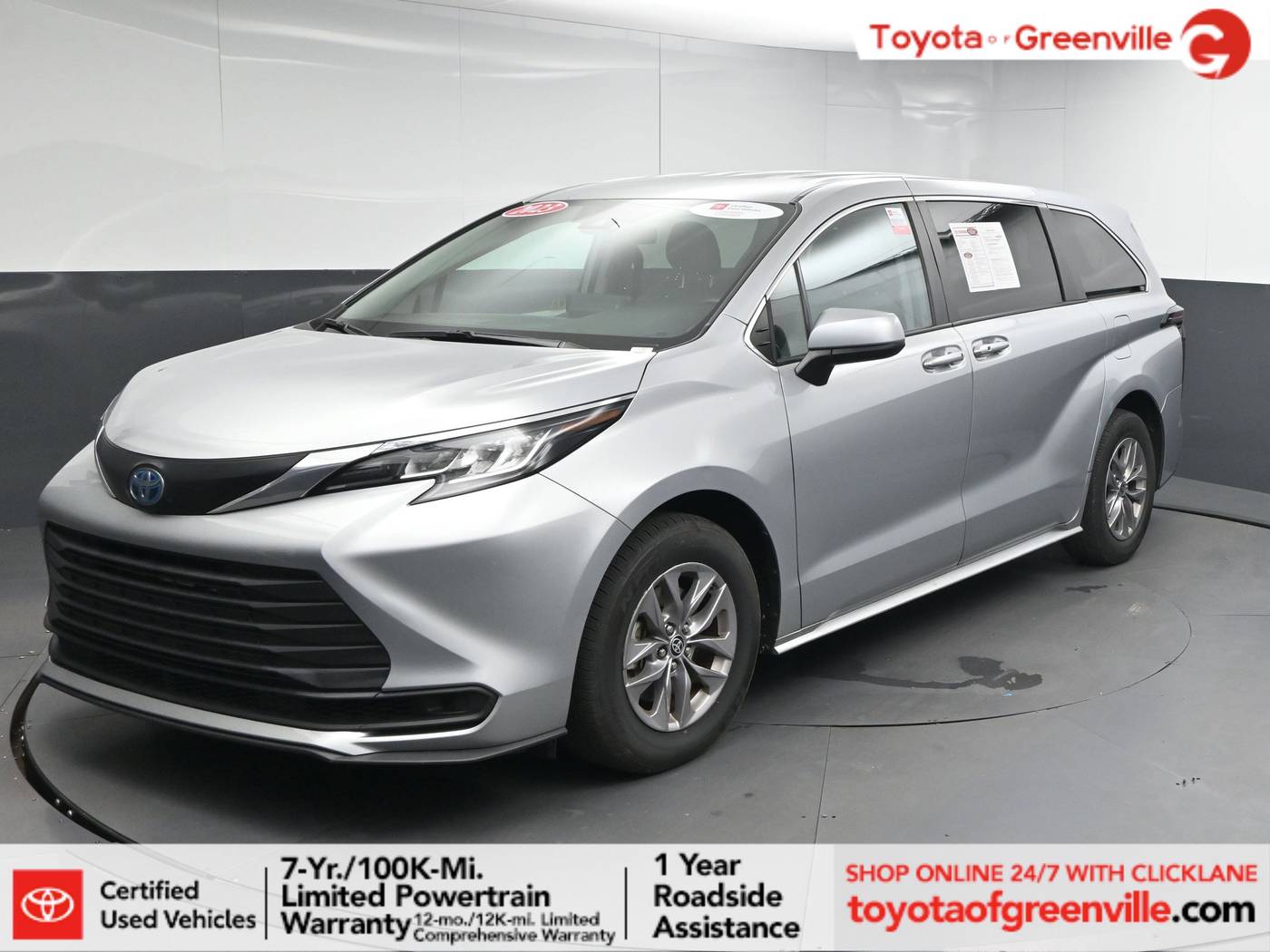 2023 Toyota Sienna LE — Minivan — 42,077 mi — Greenville, SC
