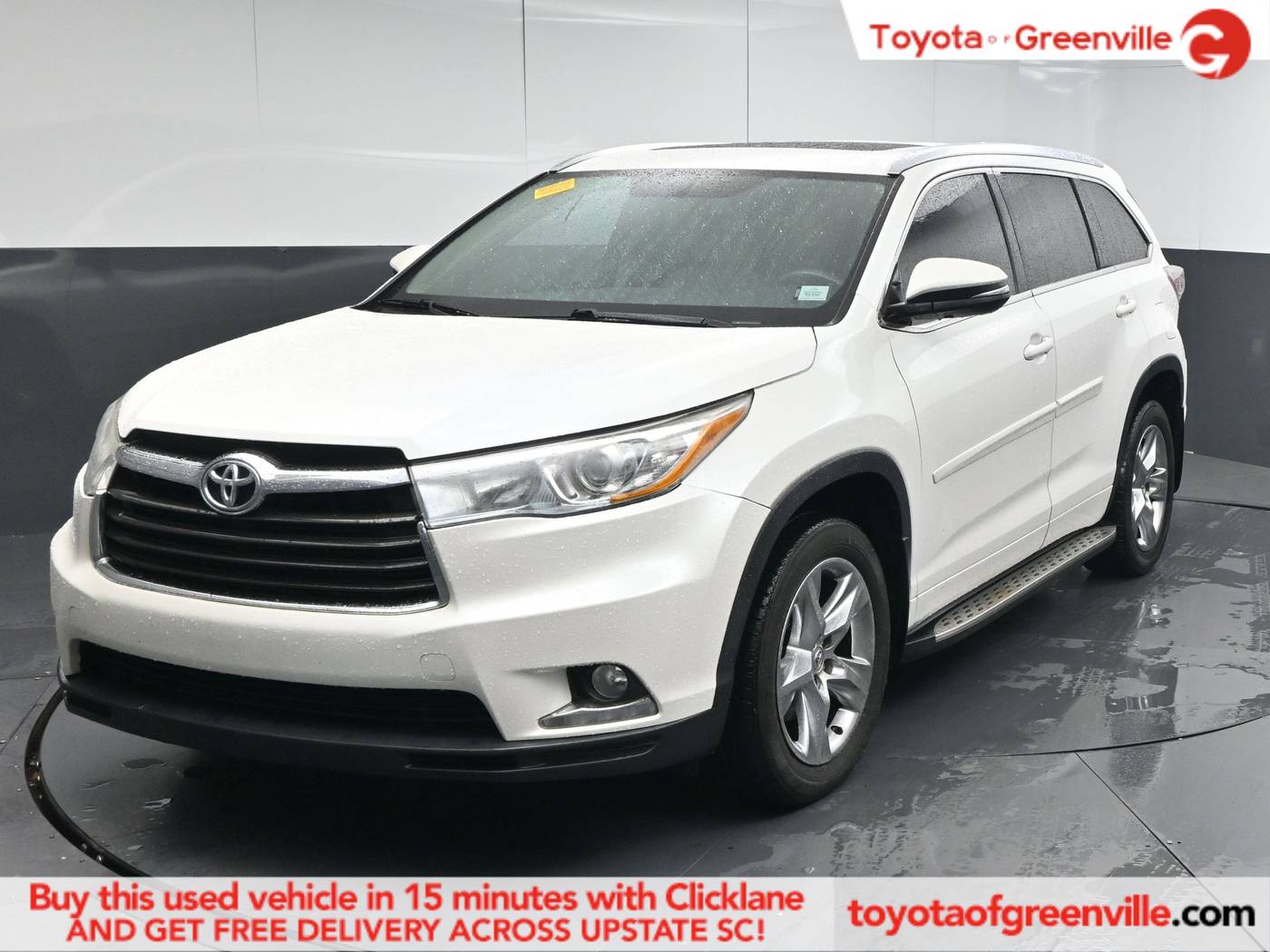 2015 Toyota Highlander Limited — SUV — 100,771 mi — Greenville, SC