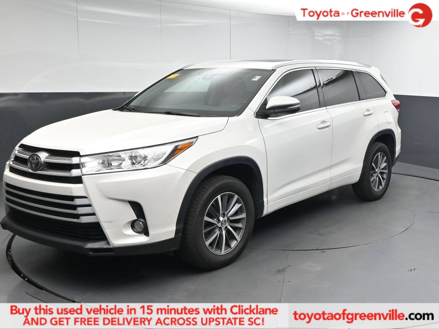 2018 Toyota Highlander XLE — SUV — 102,185 mi — Greenville, SC