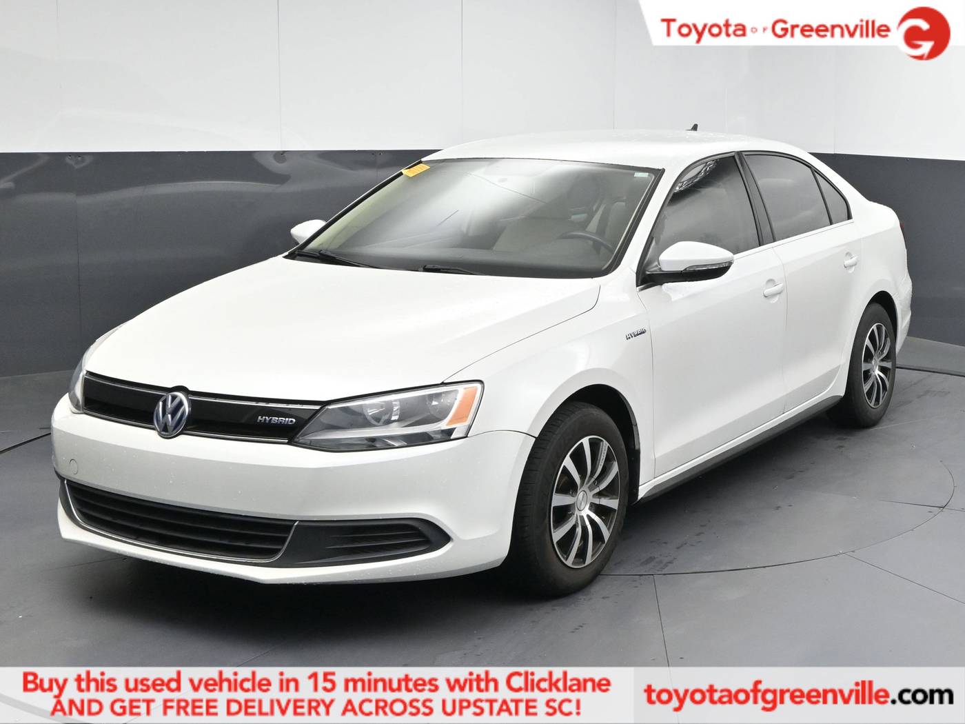 2013 Volkswagen Jetta Hybrid SE — Sedan — 60,000 mi — Greenville, SC