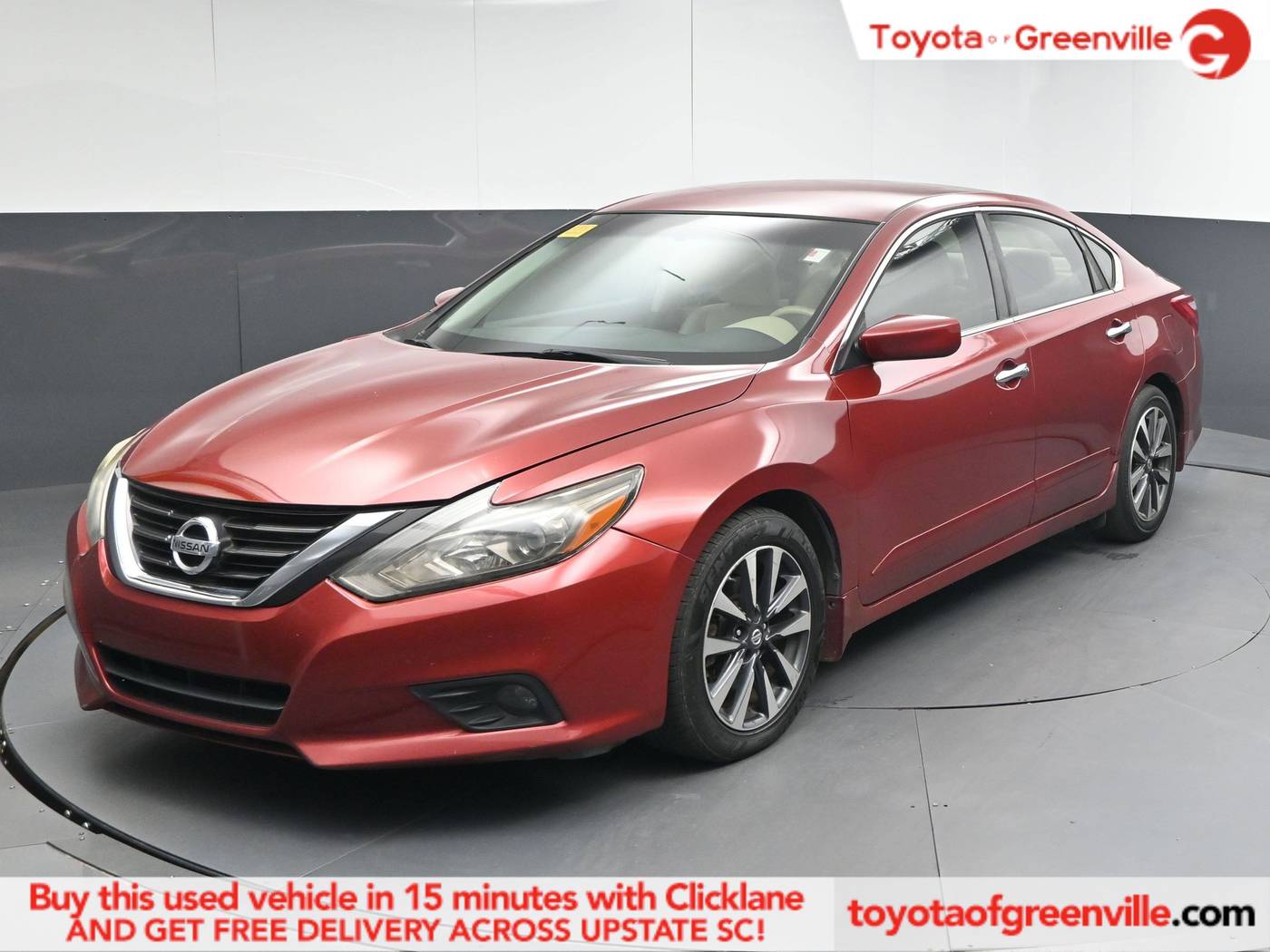 2016 Nissan Altima 2.5 SV — Sedan — 120,908 mi — Greenville, SC