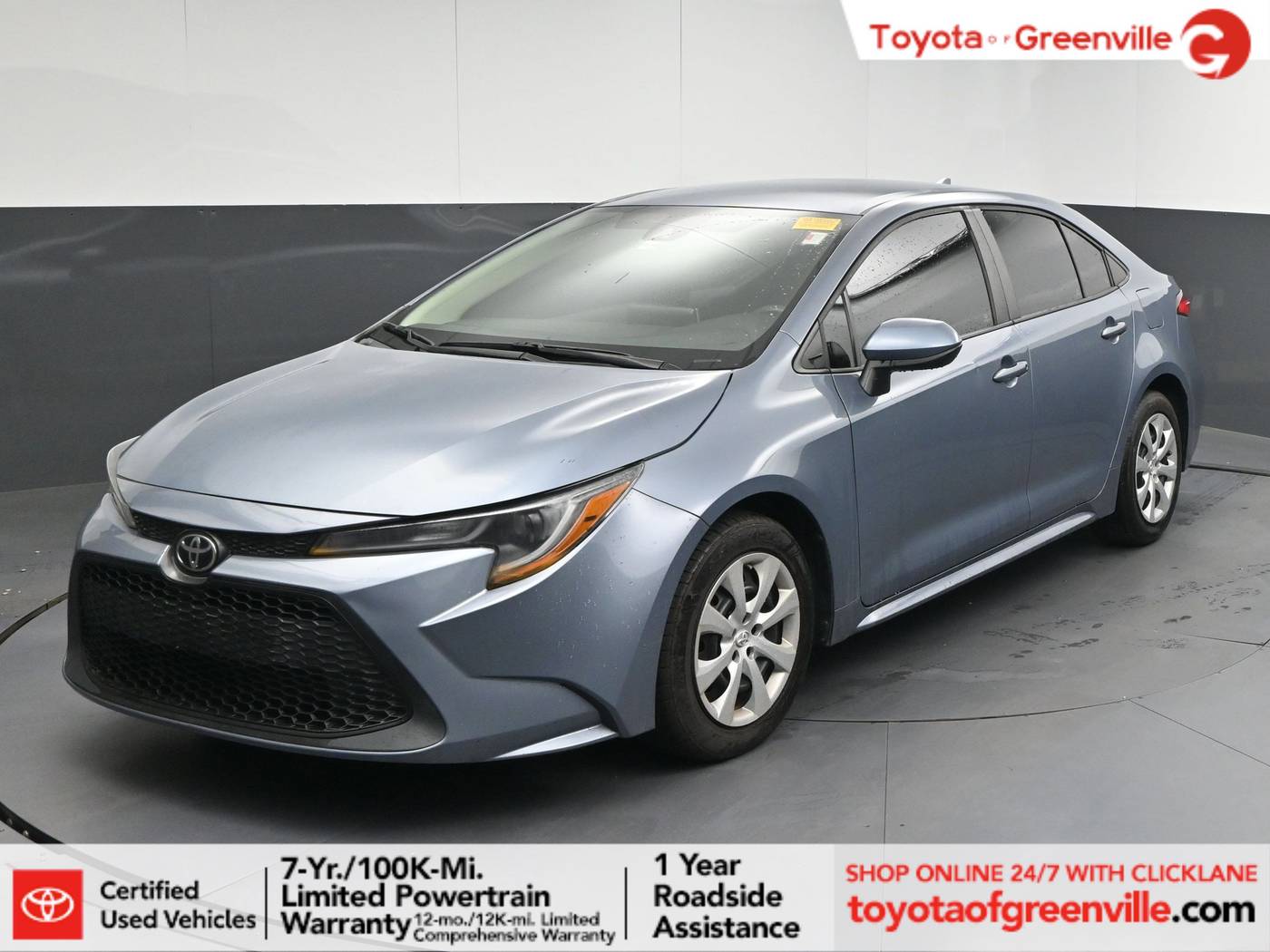 2020 Toyota Corolla LE — Sedan — 47,918 mi — Greenville, SC