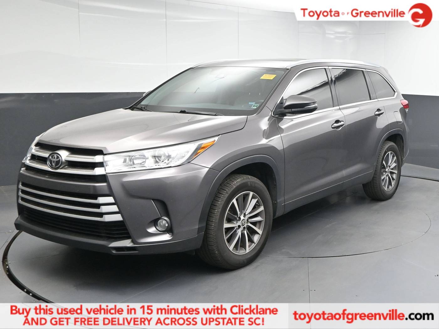 2019 Toyota Highlander XLE — SUV — 61,754 mi — Greenville, SC
