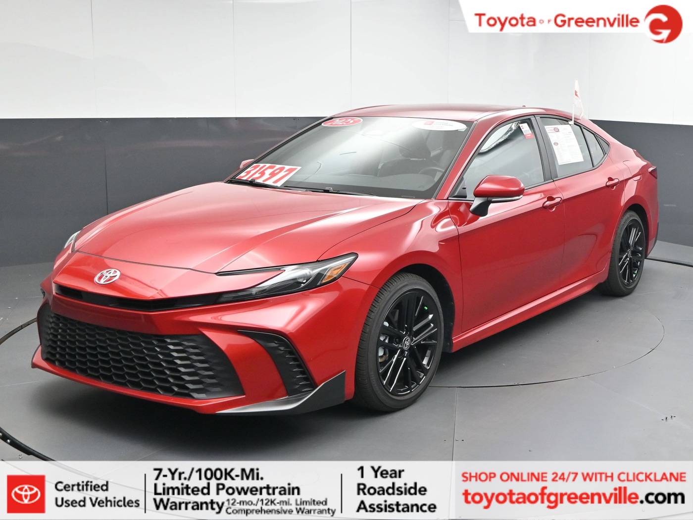 2025 Toyota Camry SE — Sedan — 14,007 mi — Greenville, SC
