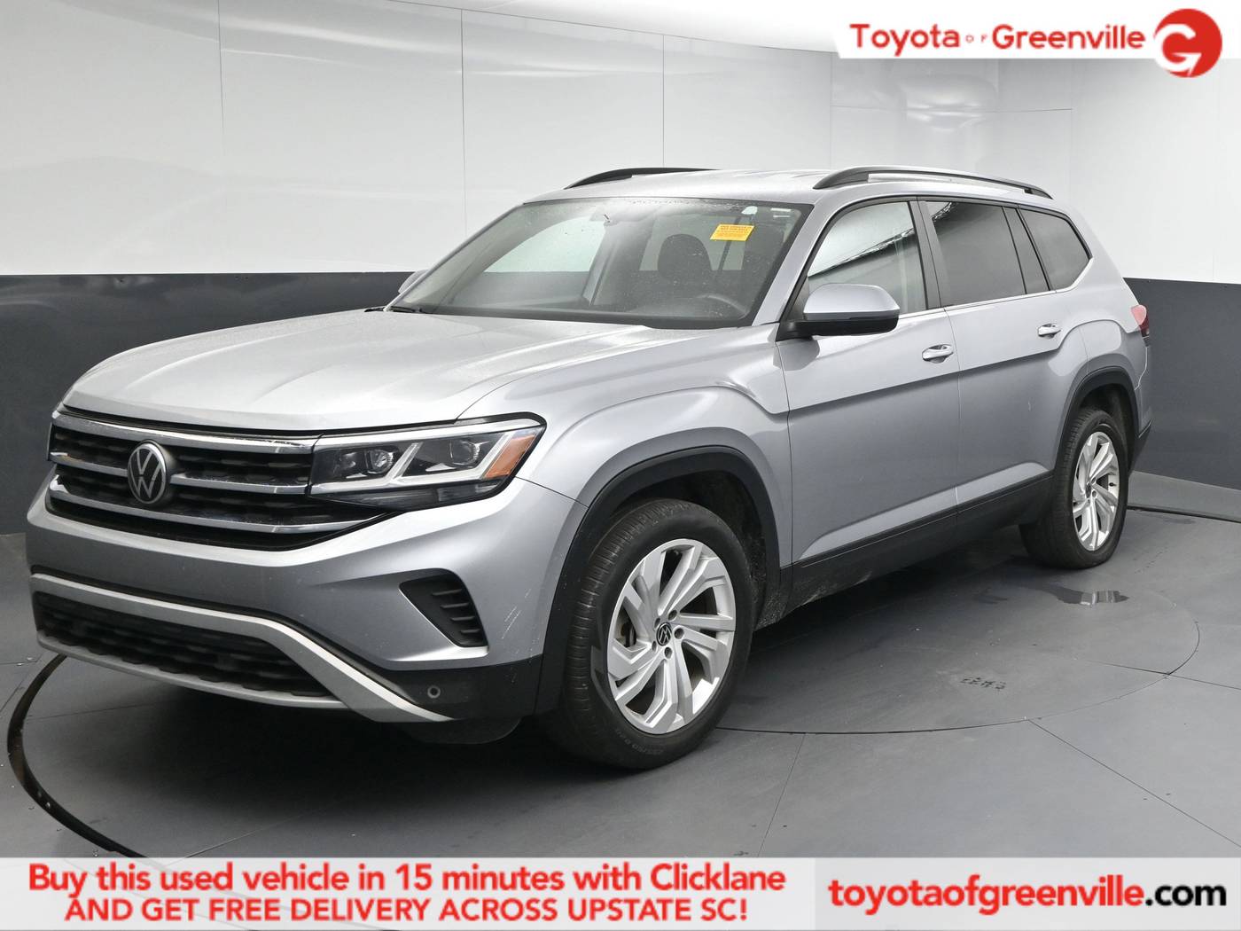 2021 Volkswagen Atlas SE with Technology — SUV — 94,220 mi — Greenville, SC