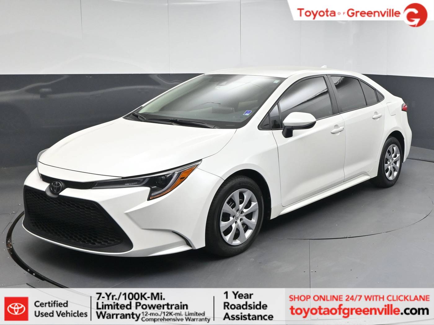 2021 Toyota Corolla LE — Sedan — 38,988 mi — Greenville, SC