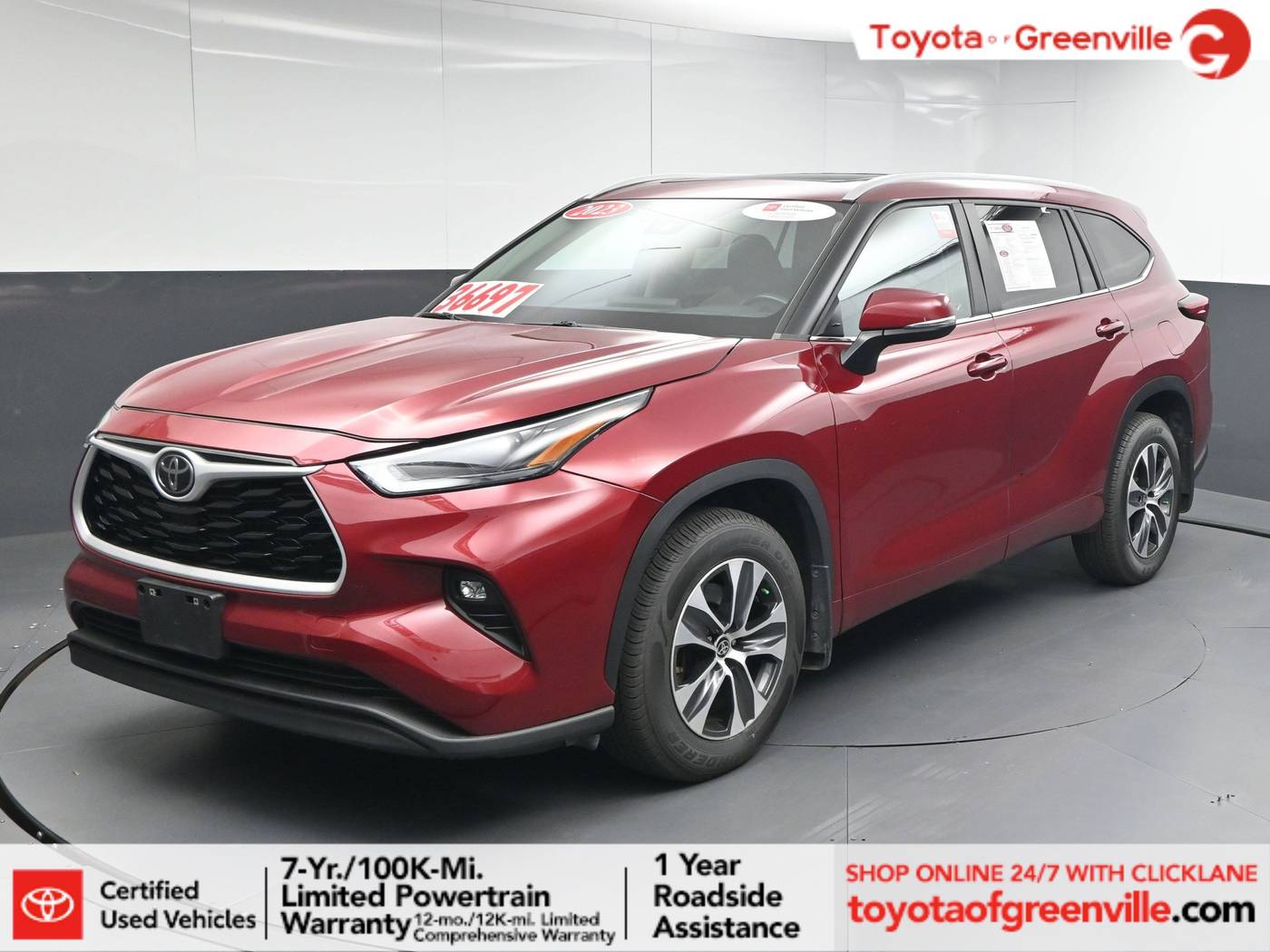 2023 Toyota Highlander XLE — SUV — 61,533 mi — Greenville, SC