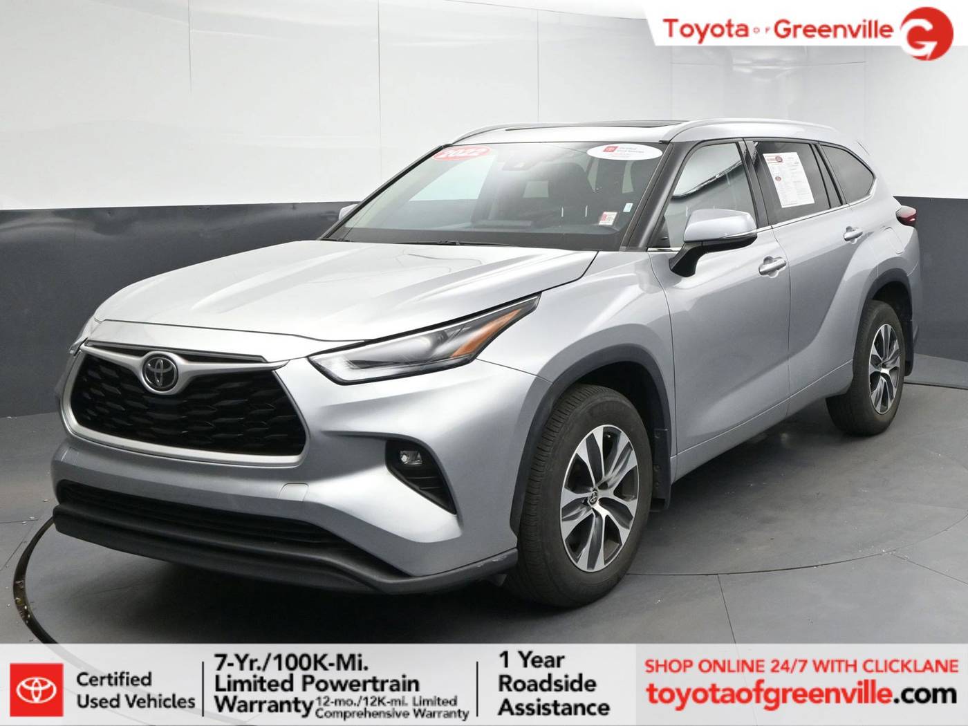 2022 Toyota Highlander XLE — SUV — 69,374 mi — Greenville, SC