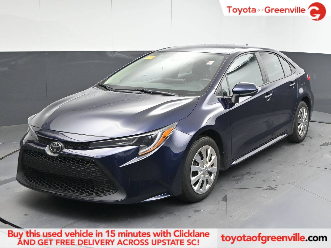 2021 Toyota Corolla LE — Sedan — 70,227 mi — Greenville, SC