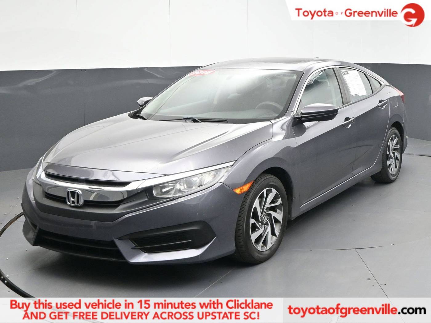 2018 Honda Civic EX — Sedan — 99,982 mi — Greenville, SC