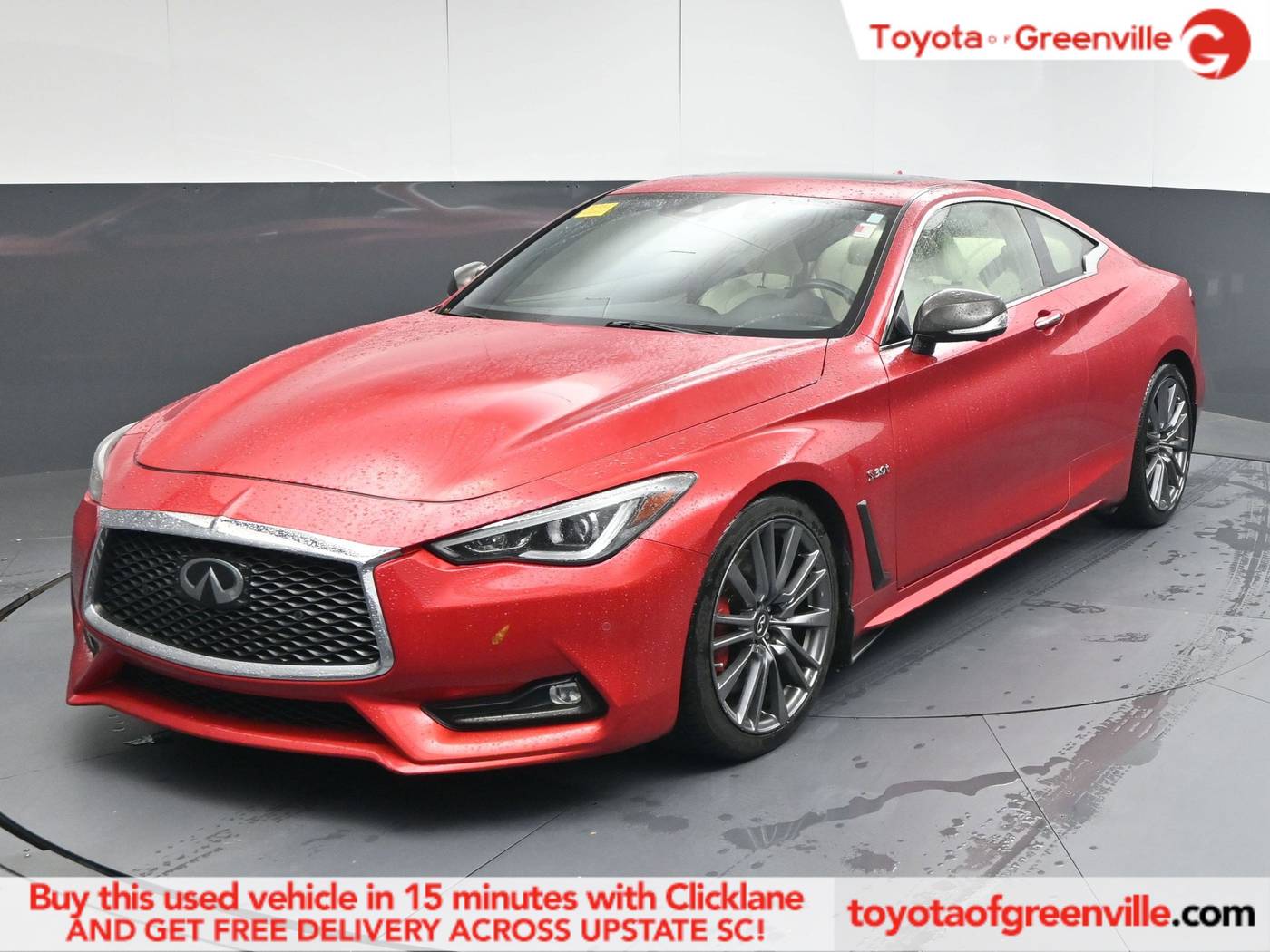 2017 INFINITI Q60 RED SPORT 400 — Coupe — 64,903 mi — Greenville, SC