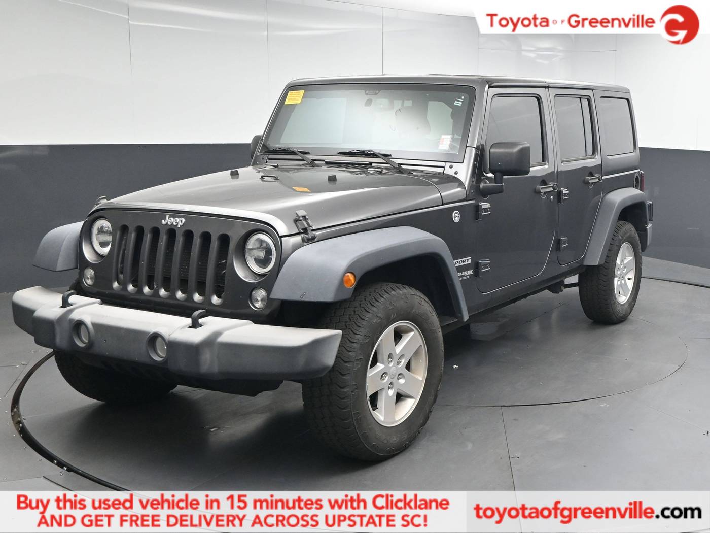 2018 Jeep Wrangler Sport S — SUV — 88,410 mi — Greenville, SC