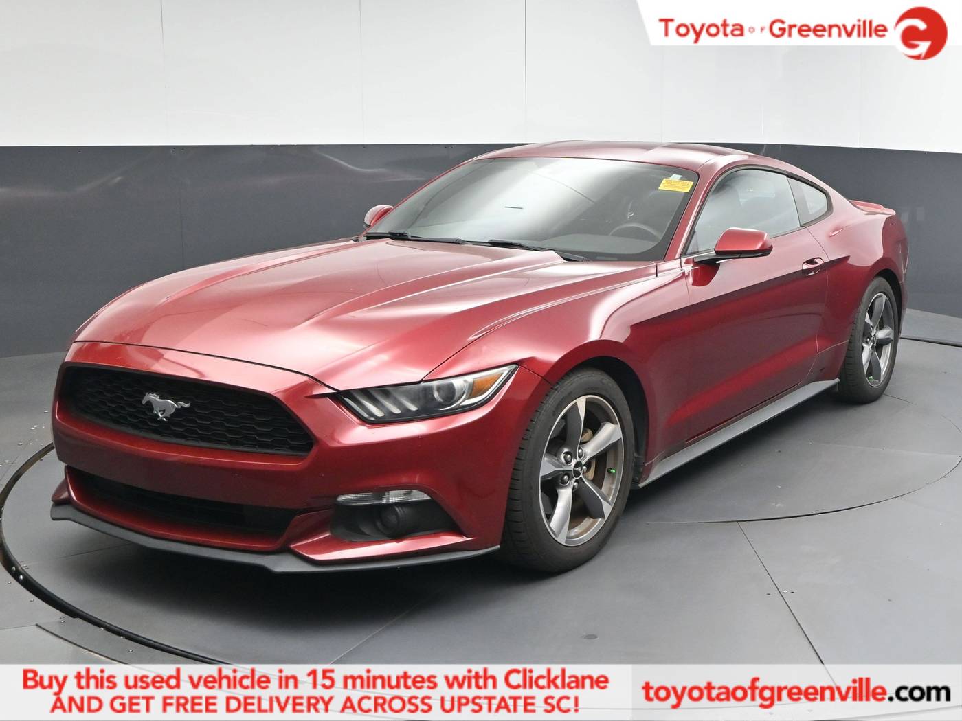 2015 Ford Mustang V6 — Coupe — 112,551 mi — Greenville, SC