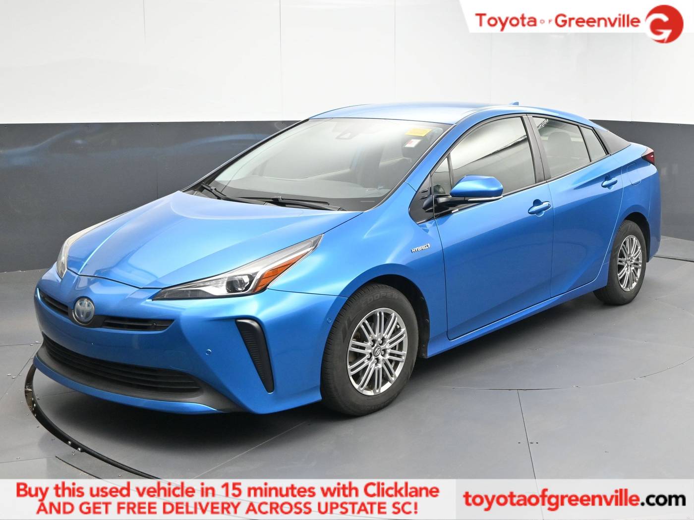 2019 Toyota Prius L Eco — Hatchback — 70,530 mi — Greenville, SC