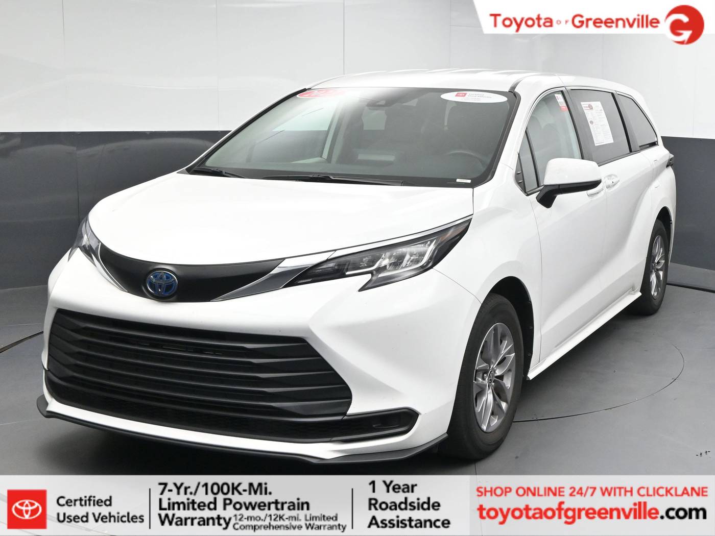 2023 Toyota Sienna LE — Minivan — 47,855 mi — Greenville, SC