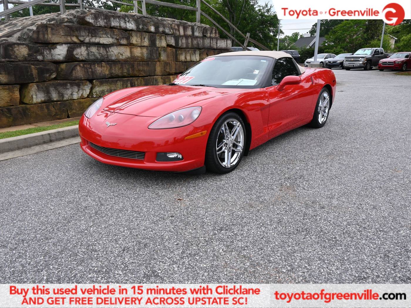 2007 Chevrolet Corvette Base — Convertible — 68,960 mi — Greenville, SC