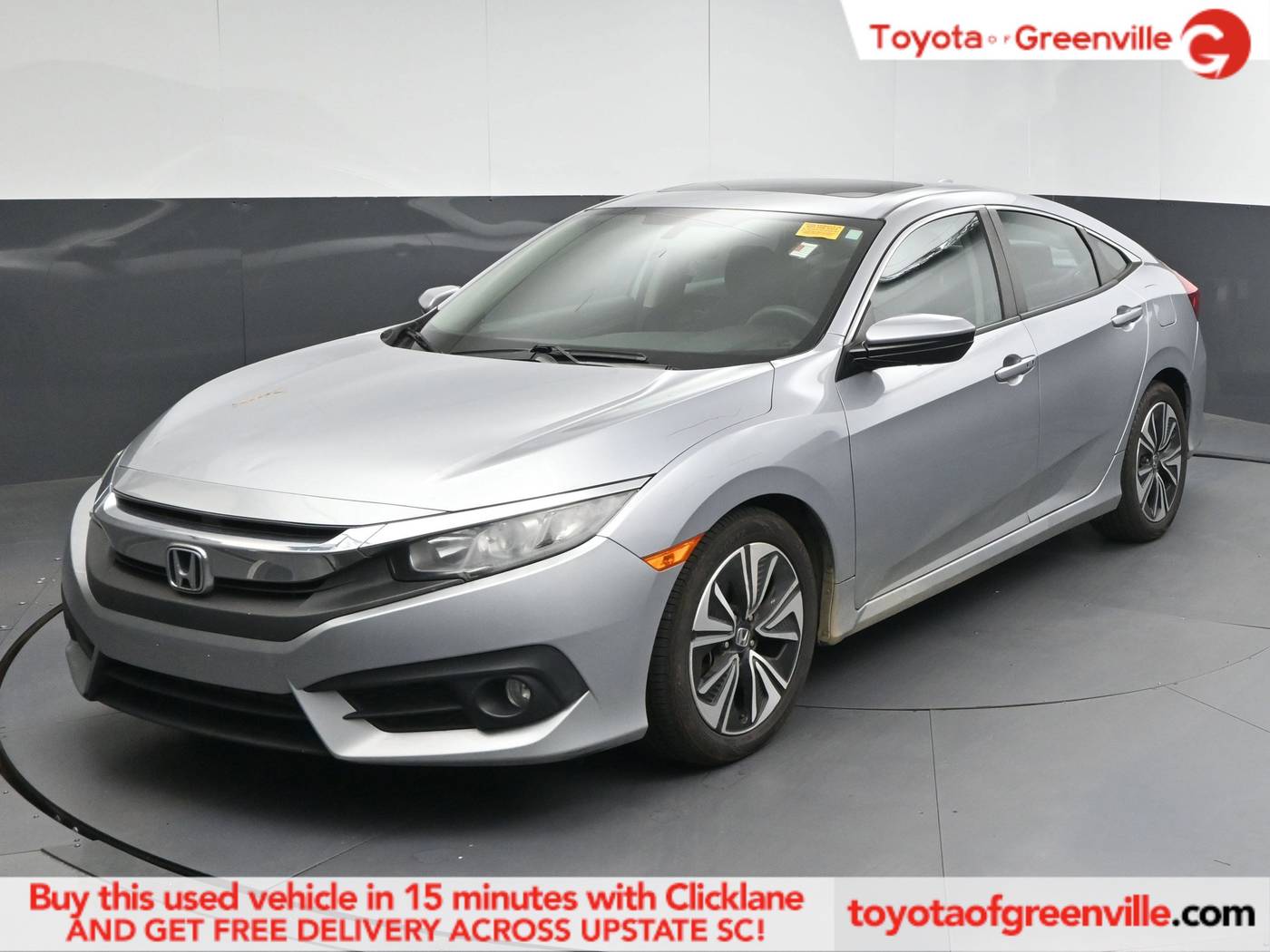 2016 Honda Civic EX-T — Sedan — 94,794 mi — Greenville, SC