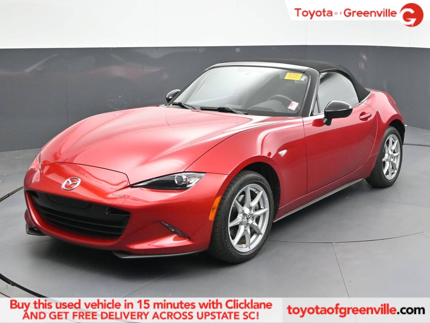 2016 Mazda MX-5 Miata Sport — Convertible — 19,607 mi — Greenville, SC