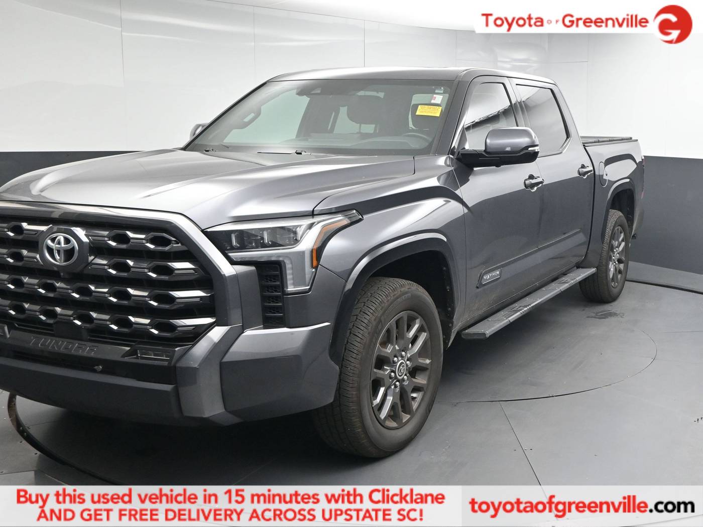 2023 Toyota Tundra Platinum — Pickup Truck — 76,000 mi — Greenville, SC