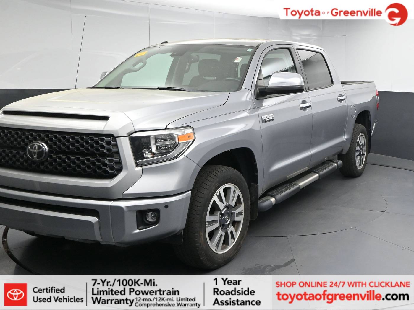 2019 Toyota Tundra Platinum — Pickup Truck — 40,080 mi — Greenville, SC