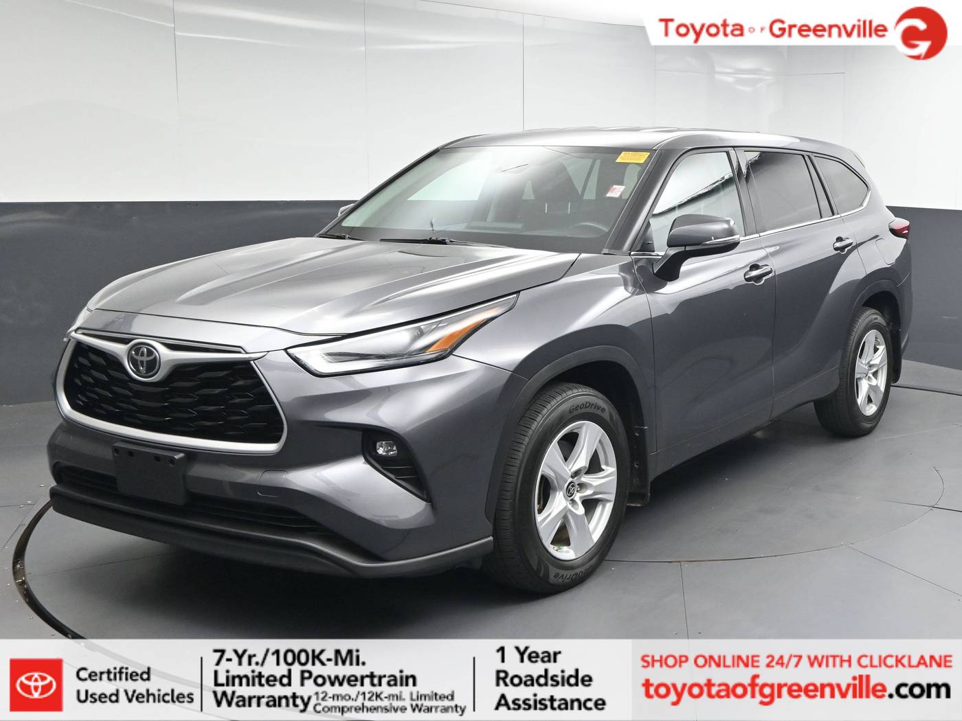 2022 Toyota Highlander LE — SUV — 55,961 mi — Greenville, SC