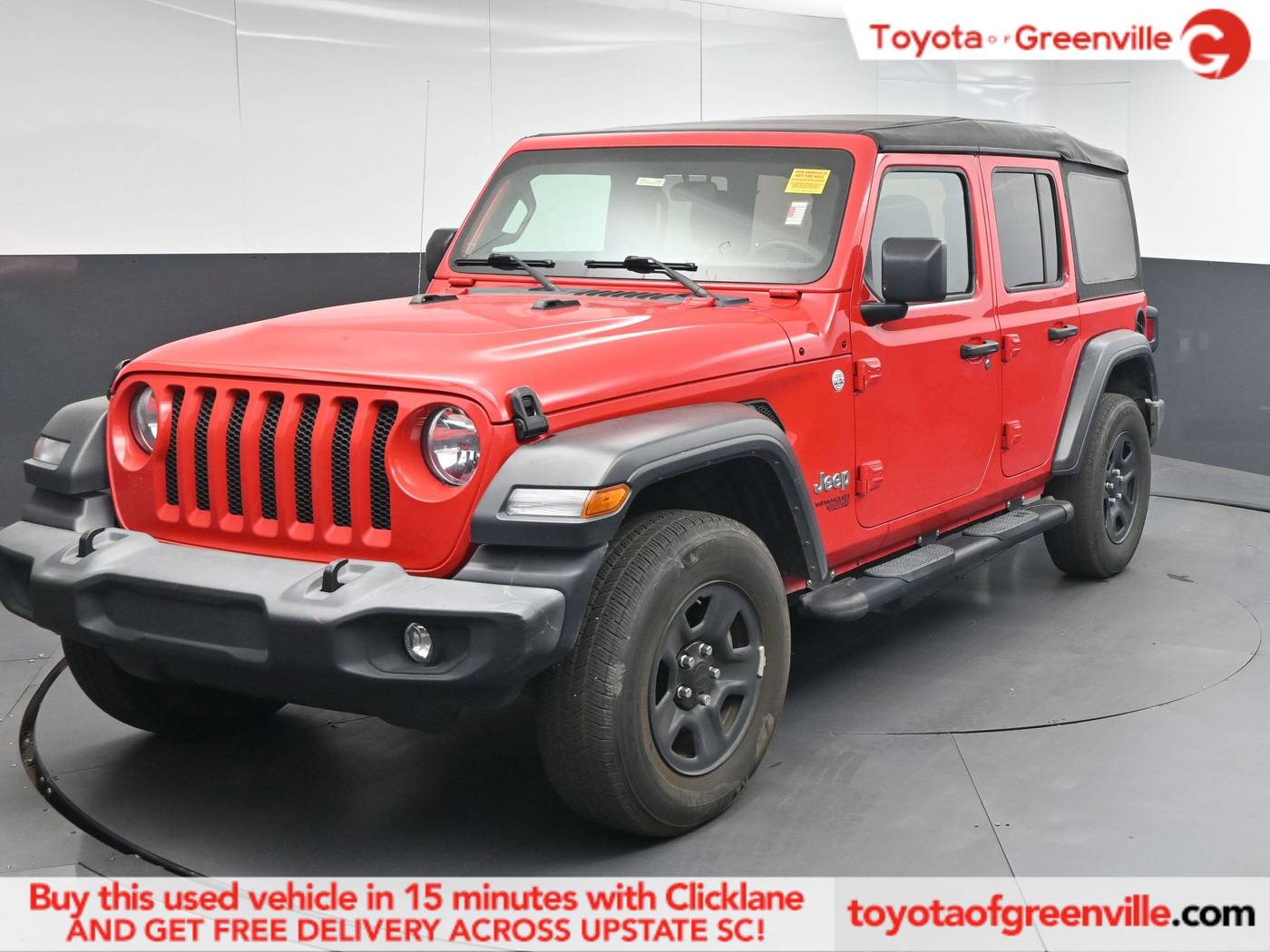 2019 Jeep Wrangler Sport — SUV — 46,873 mi — Greenville, SC
