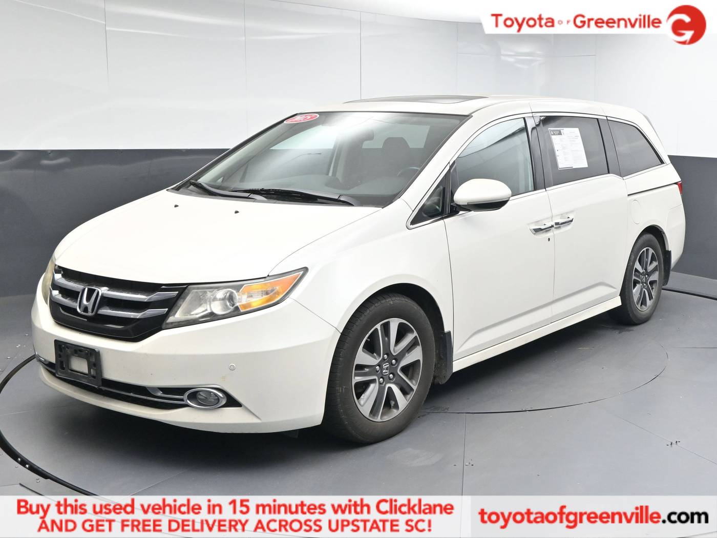 2015 Honda Odyssey Touring — Minivan — 126,227 mi — Greenville, SC