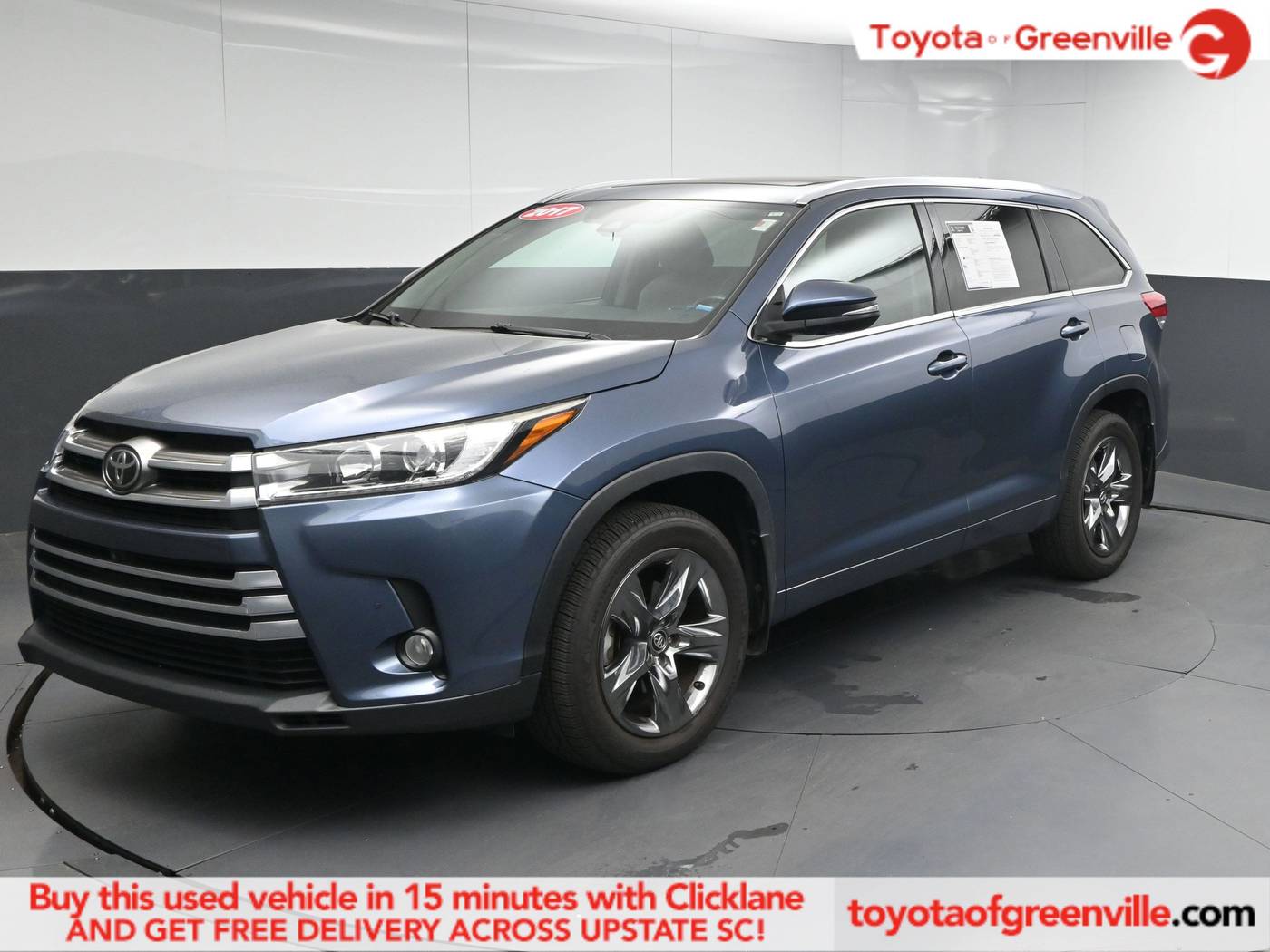 2017 Toyota Highlander Limited Platinum — SUV — 106,405 mi — Greenville, SC